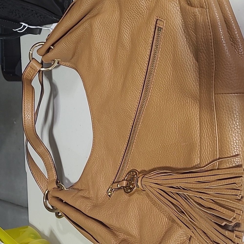 Michael Kors Pebbled Leather Hobo Bag